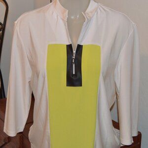 DKNYgolf 3/4 sleeve shirt